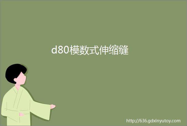 d80模数式伸缩缝